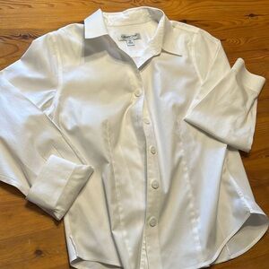 Coldwater Creek no-iron long- sleeved blouse.
